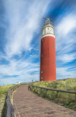 Ligthouse on island Texel, The Netherlands