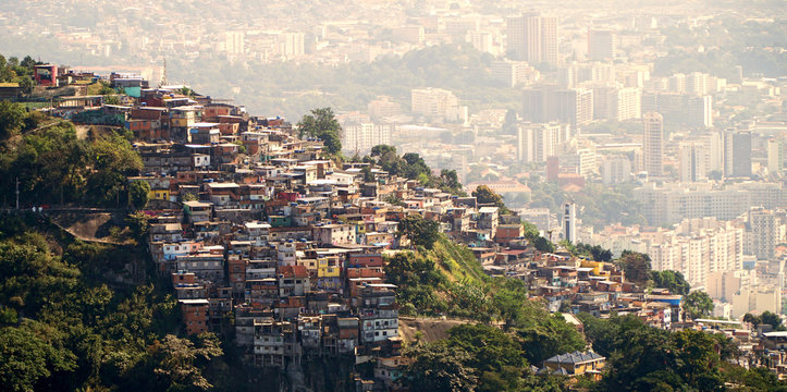 Favelas Of Rio de Janeiro Brazil