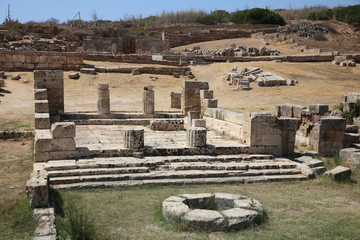 Temple of Hekate (Sanctuary of Malophoros) at Selinunte. Sicily. Italy