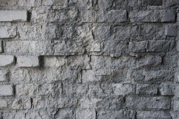Background, old grey brick wall