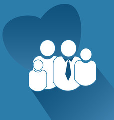 Family people together icon