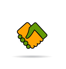 Handshake agreement icon