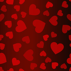 Abstract  Love Heart Background Vector.
