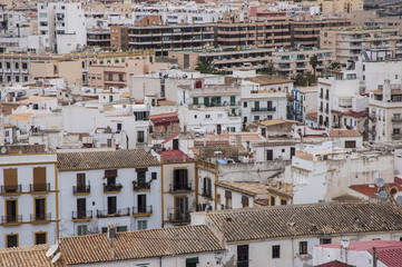 Fototapeta premium Skyline ibiza town