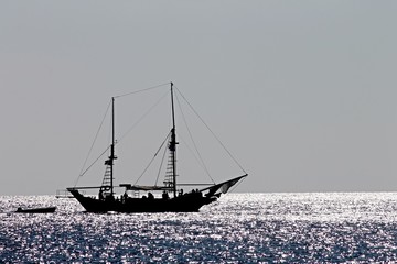 segelschiff auf dem Mittelmeer