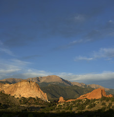 Naklejka premium Pike Peak Garden