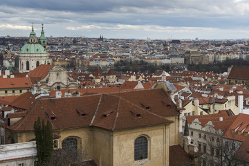 Fototapeta na wymiar View of Prague city, Czech Republic