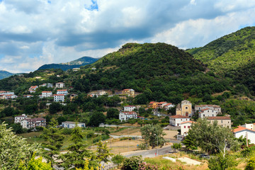 Fototapeta na wymiar Fiumefreddo Bruzio town, Calabria, Italy