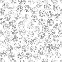 Fototapeta premium hand drawn pattern seamless