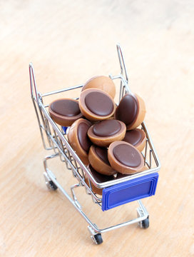 Caramel Candy with Hazelnut and Chocolate,