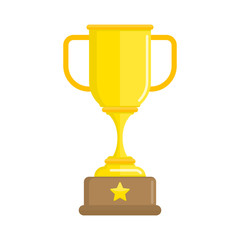 Gold cup illustration.