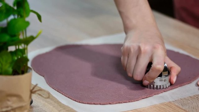 process of baking cookies at home