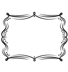 Frame vintage decor icon