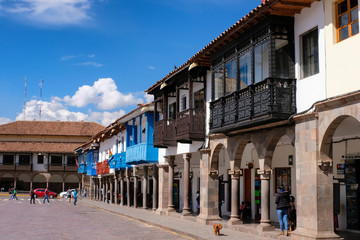 Fototapeta na wymiar plaza de armas de cuzco