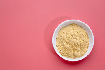 maca root powder in a bowl