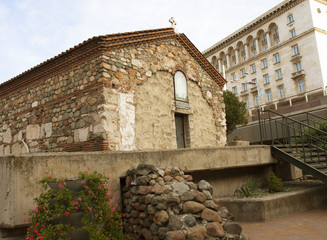 Fototapeta na wymiar SOFIA, BULGARIA - OCTOBER 08, 2017: St. Petka Samardgijskaya church built in 14 century
