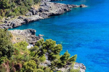 Tyrrhenian sea  landscape, Campania, Italy