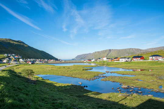 Skarsvag nahe dem Nordkap, Norwegen