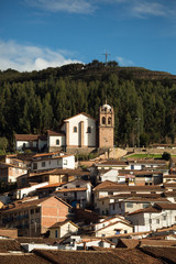 Fototapeta na wymiar Cusco plaza de armas