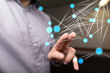 Obraz premium blockchain