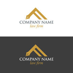Logo law firm pen