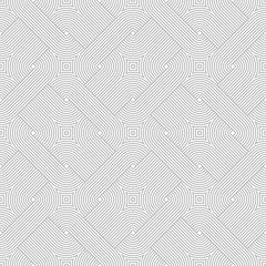 Vector geometric pattern. Seamless braided linear pattern.