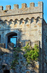 Naklejka premium Tower in Montepulciano, Tuscany, Italy