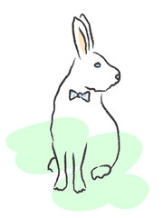 Кролик с бантиком