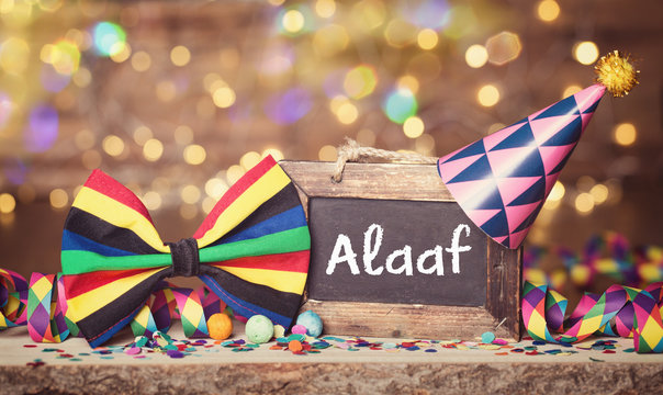 party Dekoration Karneval Karte Alaaf