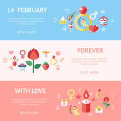 Digital vector february happy valentine's day