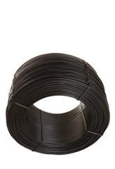 dark steel wire coil