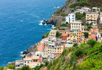 Obraz premium Summer Riomaggiore, Cinque Terre