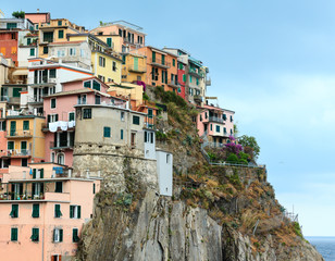 Fototapeta na wymiar Summer Manarola, Cinque Terre