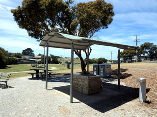 Public BBQ facility in a park