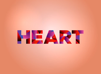 Heart Concept Colorful Word Art