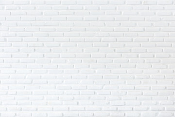 White brick wall for background and textured, White wall background