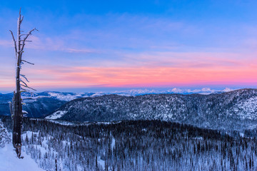 Montana Winter Sunset