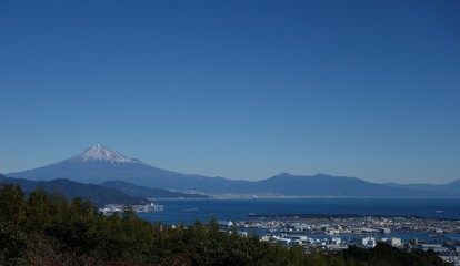 日本平　景色　富士山　三保の松原　清水港