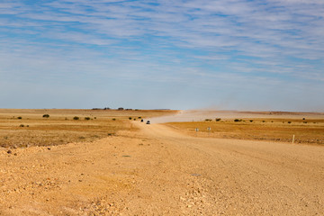 Fototapeta na wymiar Australian outback Birdsville track