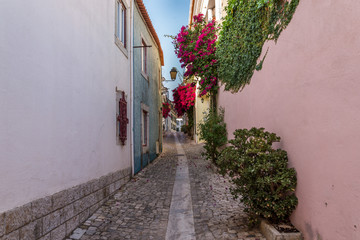 Narrow streets in Portugal