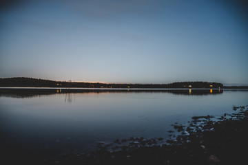 Christmas eve sunset