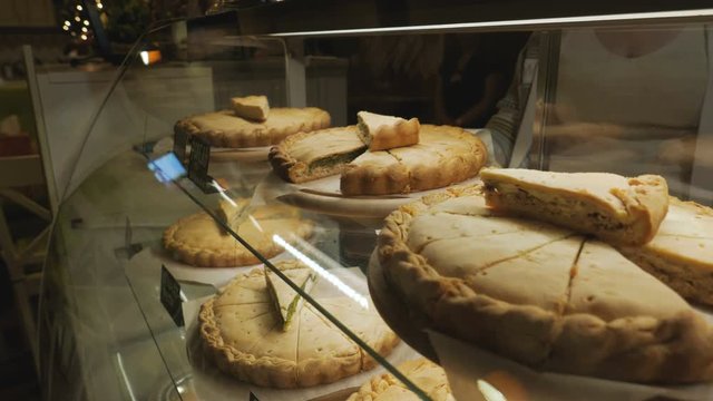 Freshly baked pie. delicious pastries