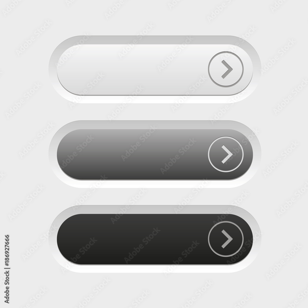 Poster empty button set