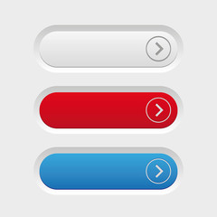 Obraz premium Empty button set