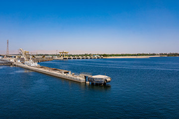 Sluice gate on the Nile river, Egypt