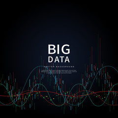 Big data of future technologies, computer generated abstract background