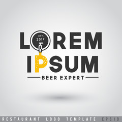 Restaurant Logo Template : Vector Illustration