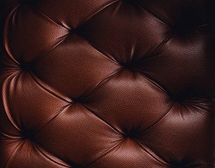 Luxurious Brown-tone leather texture furniture