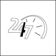 24/7 call us. 24 7 sopping 7, 24