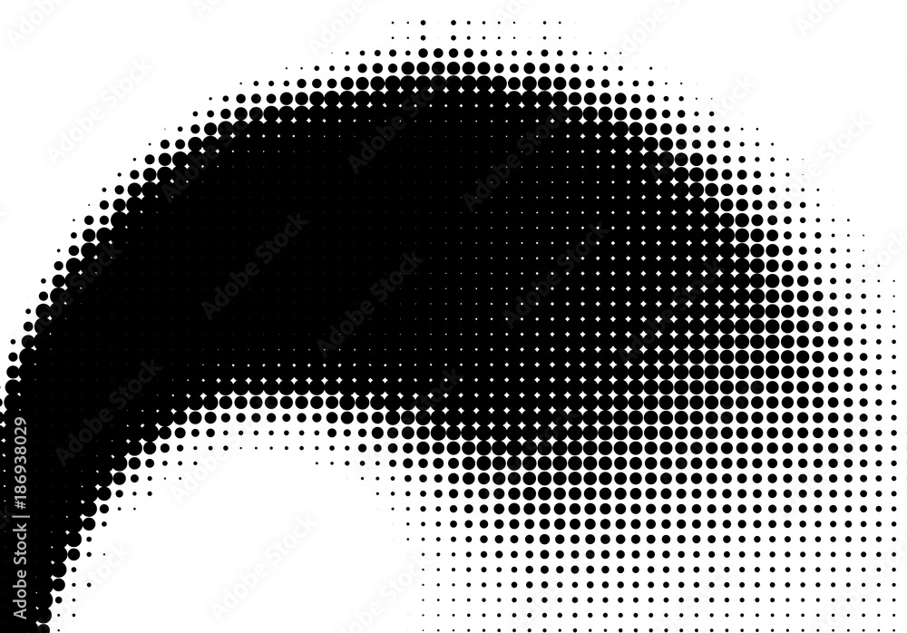 Poster pop art halftone retro background shapes with cartoon style